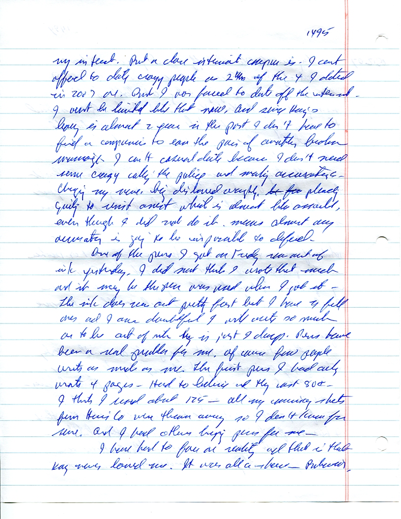 Dr John WorldPeace 2008 Prison Journal